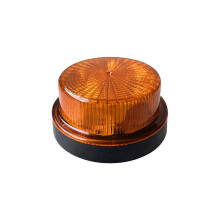 (Yellow) LED Strobe Rotating Warning Car Light, 12V 24V Flashing Emergency Indicator Light for Vans Trucks Side Vehicles