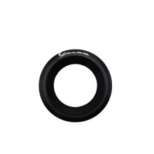 (Black) Zündschalter-Schutzring, kompatibel mit Vespa GTS, GTV, LX, PX, Super Sprint, Primavera 150 und 300, Aluminiumabdeckung