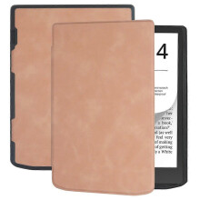 (Rose Gold) Leather Tablet Case Compatible with Pocketbook InkPad 4, Color2, Color3, PB743 - PU Leather Cover