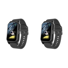 2X 4G Elderly Watch with GPS,SOS,Fall Detection Emergency Support,AI Health Monitoring for Elderly Black A