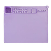 (Purple) Silikon-Malunterlage, 55 x 45 cm, wiederverwendbar wasserdicht, für Kinderzeichnung und DIY Handwerke