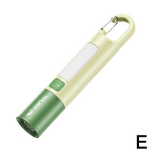 (Green) Svietidlo s háčikom, 800 lúmenov, nabíjateľné cez USB, 3 režimy osvetlenia na kempovanie a turistiku