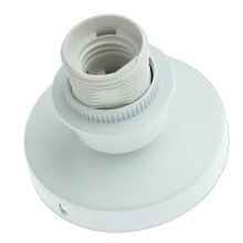 (White) E27 Stropná objímka na závesnú lampu, železná objímka E27, 110-240V, pre domácnosť, kuchyňu, spálňu, jedáleň, bar, reštauráciu