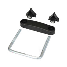 (6cm) Car Roof Box U Bolts Roof Rack Clamps, Made of ABS Plastic and Metal, For Most Car Roof Mounting Racks
