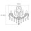 Litecraft Vara Chandelier Chrome Bathroom 3 Light 7