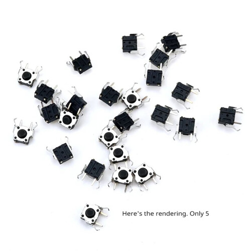 5PCS for   SP Left and Right Trigger Button   Sp NDS L R Key Micro