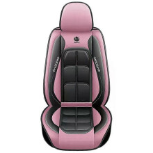 (pink, 1pcs) 1pcs Universal Artificial Leather Car Seat Cover, All Seasons PE Foam Cushion for Driver or Passenger Seat
