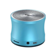 (Blue) Enceinte Bluetooth portable en métal EWA A109 Pro, étanche IPX5, Bluetooth 5.0 avec son stéréo Hi-Fi à 360, portée de 10 mètres.