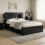 VidaXL vidaXL Headboard Cabinet with Storage Black Engineered Wood 1