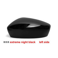 (black, 1PCS Left) Lackierte Außenspiegelabdeckung, passend für Mazda 6 Atenza (2018–2021), Auto-Außenzubehör