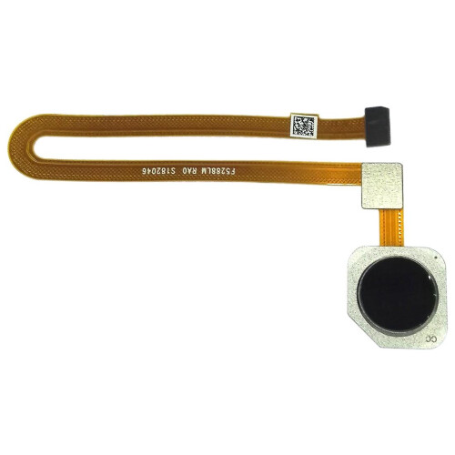(Black) Fingerprint Button Flex Cable compatible with Xiaomi Mi 8, Replacement Part for Damaged Broken Fingerprint Functions 1
