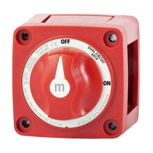 (6010) 300A 48VDC M-series Mini Battery Switches, Make Before Break Design, for Small Centre Console Runabout Boats, ABS Copper 5/16" Stud