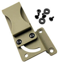 (Army Green, C style) KYDEX-Scheiden-Hüftclip, Nylon B-Style, Armeegrün, Outdoor-Tragescheide-Zubehör mit Befestigungsschrauben