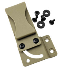 (Army Green, B style) KYDEX-Scheiden-Hüftclip, Nylon B-Style, Armeegrün, Outdoor-Tragescheide-Zubehör mit Befestigungsschrauben