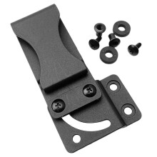 (Black, B style) KYDEX-Scheiden-Hüftclip, Nylon B-Style, Armeegrün, Outdoor-Tragescheide-Zubehör mit Befestigungsschrauben