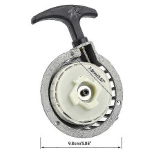 (98mm) Rozrusznik odrzutowy, aluminium i tworzywo sztuczne, Kompatybilny z 2-suwowym silnikiem 47cc 49cc, do motocykla crossowego quada 4-kołowego