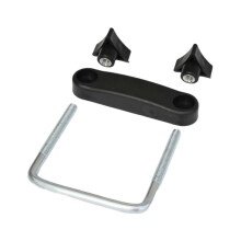 (8cm) Car Roof Box U Bolts Roof Rack Clamps, Made of ABS Plastic and Metal, For Most Car Roof Mounting Racks