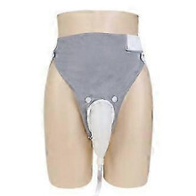 (Grey) Male Urine Connector and Bag, 1000ml or 2000ml, for Elderly or Disabled Patients, Anti-Backflow, Washable