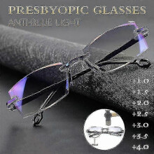 (glasses power - 250) Lesebrille mit Blaulichtfilter – Leicht und ermüdungsarm – Ideal für Computerarbeit und Bildschirmzeit