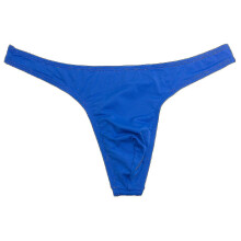 (White blue, 2XL) Zestaw 4 męskich stringów – koronka z mikrofibry zapewniająca ścisłe i oddychające dopasowanie