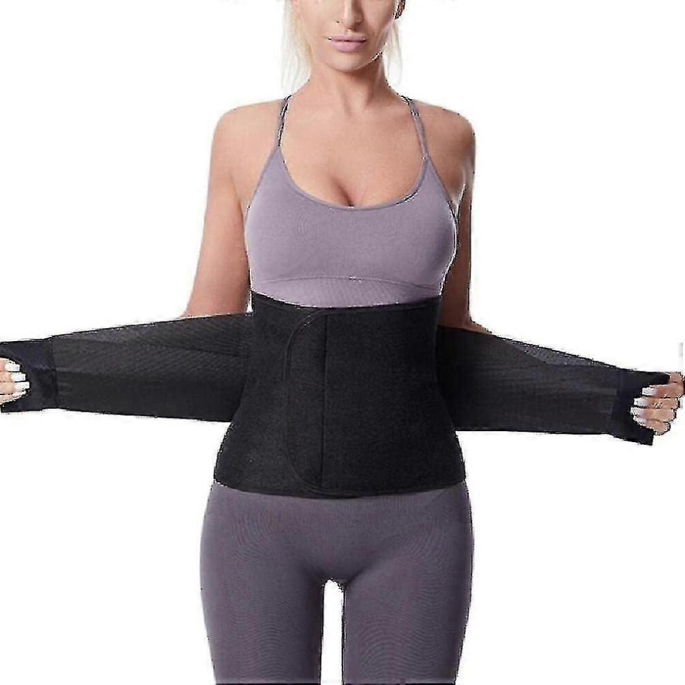 (Black, S) Postpartum Recovery Belt Breathable & Adjustable for Post-Cesarean Section Support & Back Pain Relief (Labour)