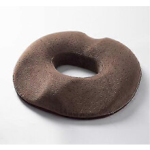 (Mocha) Häntäluun kipua lievittävä ergonominen donitsityyny, samettinen peräpukamien ja leikkauksen jälkeinen tuki, kannettava ja kevyt, harmaa