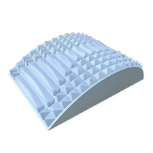 (Blue) Lendensteunkussen voor verlichting van rugpijn en houdingscorrectie, rugsteunkussen voor zittend gebruik op kantoor en thuis - 30x25cm
