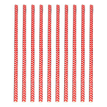 (Red) Cannucce di carta biodegradabili, resistenti ai liquidi, 21 cm, confezione da 100 pezzi, ecocompatibili.