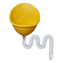 (yellow, 150CM) Wandurinal mit bohrfreier Montage und Verstopfungsschutz für Bad, Garten und Camping