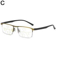 (Gold, 250) Lesebrille mit Blaulichtfilter und Korrektionsgläsern für Bildschirmzeit und Textlesezeit