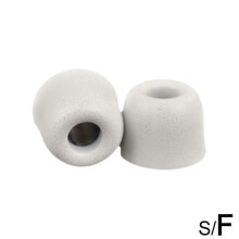 (gray, Small) Náušníky z pamäťovej peny, polyuretán s nano povrchovou úpravou, pomalý odraz, kompatibilné so Sony WF-1000XM5, veľkosti SML