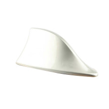 (Golden) Universal Shark Fin Car Roof Antenna, ABS Material, Punch Free, Vehicle Decoration Aerial compatible with all car models 17cm x 7cm x 6.7cm
