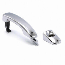 (Handle with Key Hole) Krominen ulko-ovenkahva suojuksella, yhteensopiva Ford Ranger Everest T6 T7 Mazda BT50 2012-2020 kanssa, vasen tai oikea.