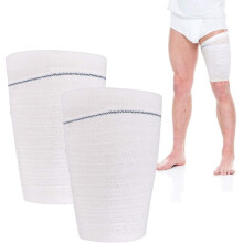 (1pcs, 1pcs) Urine Bag Holder & Catheter Sleeve, Elastic Fabric Leg Strap with Convenient Pocket and Drainage Valve Opening, 2-Piece Set