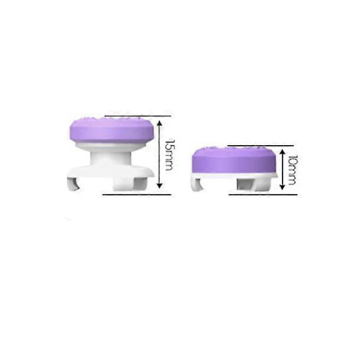 (Purple) Silicone Joystick Caps, improved grip for precise control, protective cover compatible with Sony PS4 PS5 8BitDo Ultimate Controllers, 2 pack 2