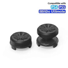 (Black) Silikoniset ohjaussauvan suojukset, paranneltu ote, tarkka ohjaus, yhteensopiva Sony PS4 PS5 8BitDo Ultimate -ohjainten kanssa, violetti 2 kpl