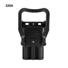 (320A female) Prise industrielle compatible avec Linde Jungheinrich chariot élévateur chargeur de batterie, bornes cuivre coque ignifugée ABS