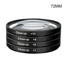 (72mm) kpl makro-lähikuvaussuodinsetti +1 +2 +4 +10 49/52/55/58/62/67/72/77/82 mm:n kierteelle