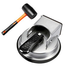 (Silver, E) Vloerkierenreparatietool met zware zuignap voor reparatie van vinyl, houten en laminaatvloeren