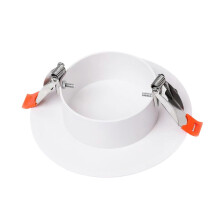(L) Plafondafdekplaat voor inbouwspotgaten, met veerklem, decoratief paneel voor wandreparatie