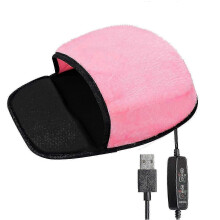 (Pink) Beheizbares USB-Mauspad mit Controller und 3 Heizstufen für die Computernutzung