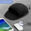 (Black) USB Heated Mouse Pad with Controller and 3 Heat Levels for Computer Use 4