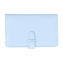 (Hydrangea Blue) Classeur pour cartes à collectionner, 108 cartes, 3 pochettes latérales, idéal pour les collections de cartes de jeux sportifs.