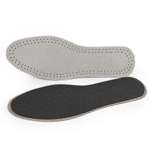 (Beige, 45-46) Plantillas de cuero para calzado, ultrafinas transpirables, aumento de altura, para hombres y mujeres