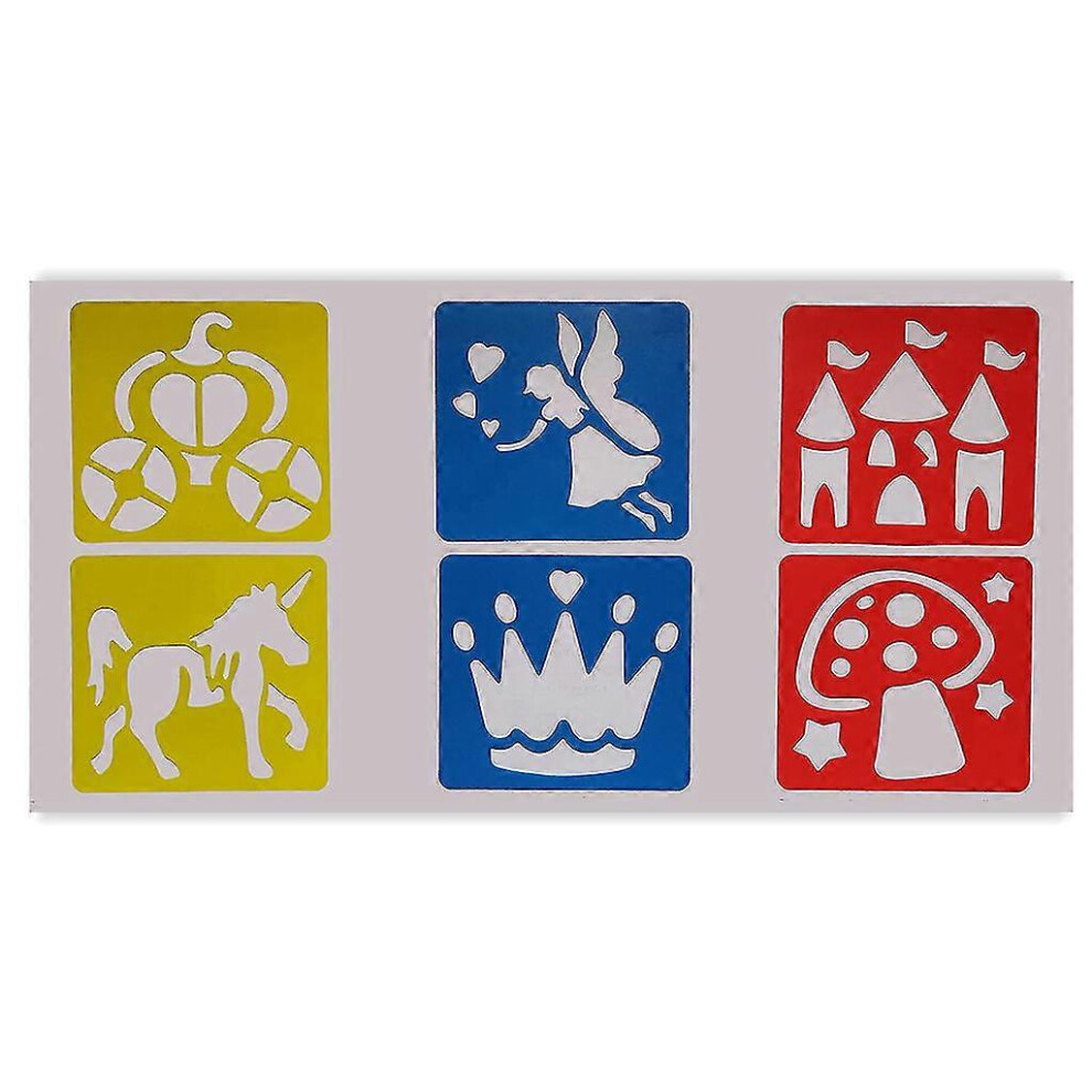 (20) 6-Piece Animal Drawing Stencil Set for Kids with 21 PET Reusable Templates