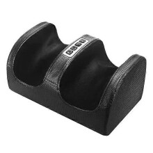 (Black No Control, UK) Foot Massager, Fully Automatic Hot Compress Kneading Finger Pressure, Foot Sole Leg Integrated Therapy, For Home Use, Black