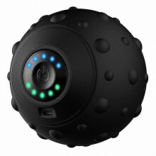 (Blue) Electric Vibrating Massage Ball for Muscle Relaxation, Fitness, Yoga, Fascia Relief, 5 Gears, 1800mAh, Silicone