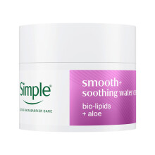 Simple Smooth+ Water Cream Face Moisturiser 50ml Soothing Hydrating Care