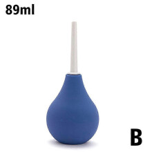 (Blue, 3g) Kit portatile per clistere con bulbo, 89 ml, 160 ml, 224 ml, per pulizia del colon, sollievo dalla stitichezza, ideale per i viaggi.