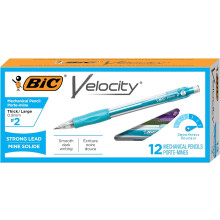 BIC Velocity Strong Lead Mechanical Pencils, Thick Point (0.9 mm), School Supplies for Students and Teachers, 12-Count Pack